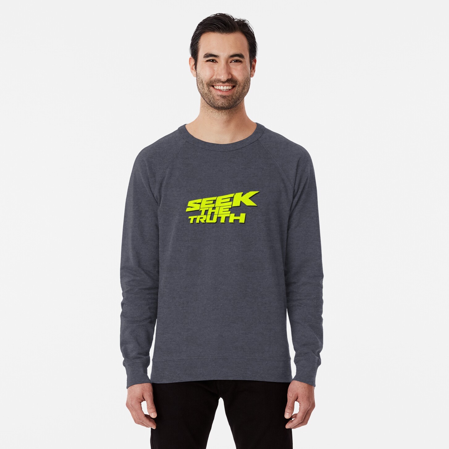 Seek The Truth!  Are you a truth Seeker? Lightweight Sweatshirt - 