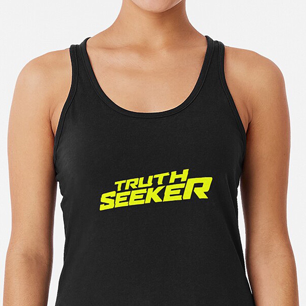Truth Seeker Racerback Tank top by NTK Apparel