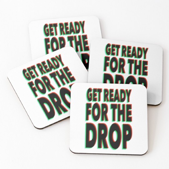 Get Ready for the Drop Coasters