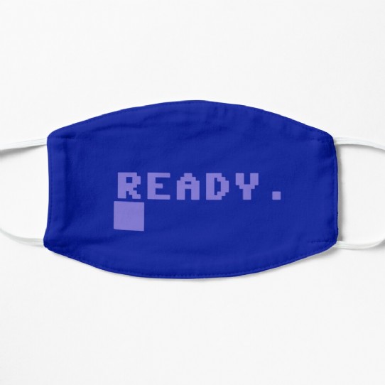 Commodore C64 Ready Prompt Facemask